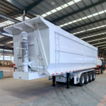 3 Axles 80 Tons U Shape Tipper Trailer