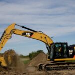 CAT 320E excavator with detailed specs